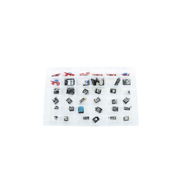 Besomi Electronics 37 Sensors Assortment Kit 37 Sensors Kit Sensor Starter Kit for Arduino Raspberry pi Sensor kit 37 in 1 Robot Projects Starter Kits for Arduino Raspberry pi