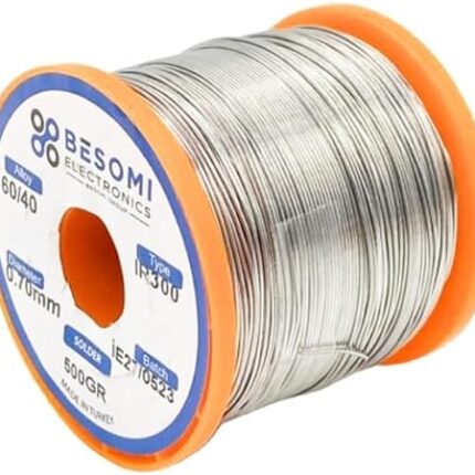 Besomi Electronics Solder Wire, High-Quality Tin-Lead Alloy, Multiple Diameters and Weights for Precision Electronics Soldering (0.70MM 500GRAMS)