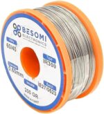 Besomi Electronics Solder Wire, High-Quality Tin-Lead Alloy, Multiple Diameters and Weights for Precision Electronics Soldering (0.6MM 200 GRAMS)