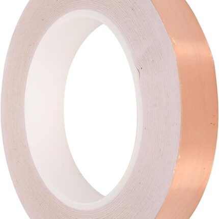 Copper Protection Tape, 20mm High Temperature Resistant Copper Foil Tape for Computers