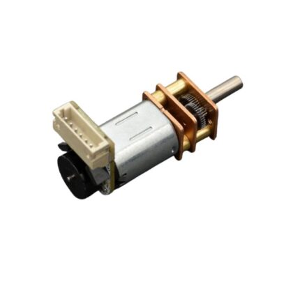 Micro Metal Geared motor w/Encoder - 6V 310RPM 50:1