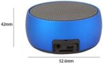 Simplicity BS01 Blue portable Bluetooth Speaker, Compact Wireless Sound Device