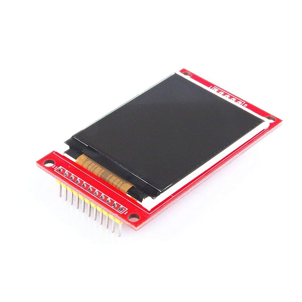 Besomi Electronics RGB LCD Display - Versatile Interface Options (8080 8-bit/9-bit/16-bit Parallel, 3-Wire/4-Wire Serial SPI) - Brightness: 220cd/m2 - 2.2â€ Uno module display