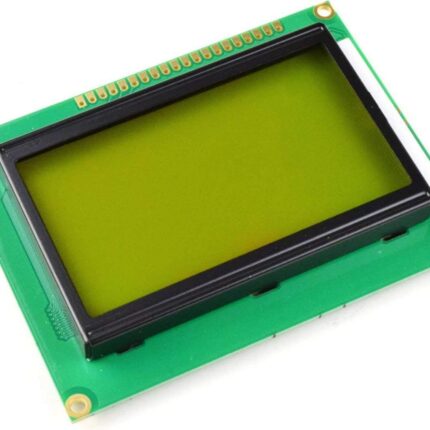 128x64 Green LCD Display Module 5V - Graphic Display Screen for Arduino, Raspberry Pi, and DIY Electronics Projects