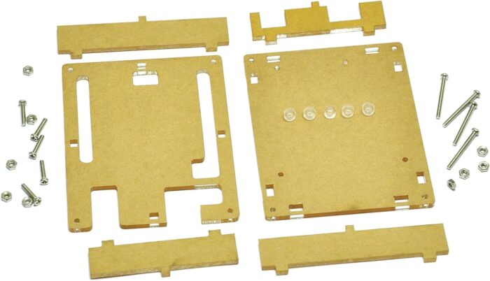 Acrylic Case for Arduino Uno - Protective Enclosure Box with Screws .