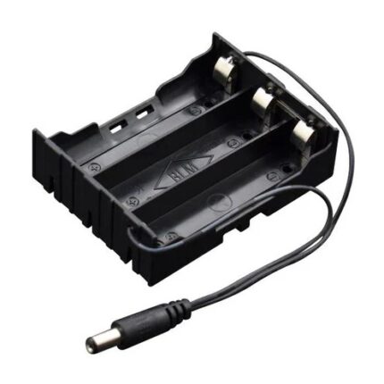 Battery Holder for 18650 Lithium Batteries with DC2.1 Power Jack