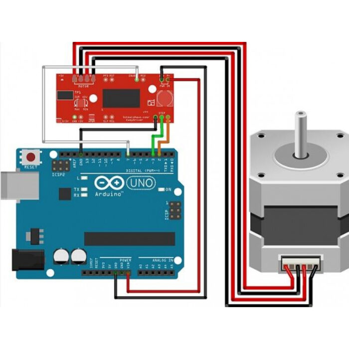 Besomi Electronics A3967SLBT Stepper Motor Driver Module - Precision Control for 3D Printer Interface & Driver Systems - EasyDriver Stepper Motor Driver