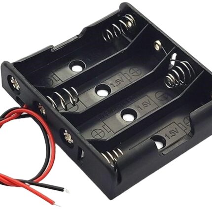 6xAA Battery Holder- Securely Safeguard Your Batteries - Ideal for Protection and Holding Batteries in Place