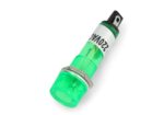 12MM 220VAC Green Plastic LED indicator