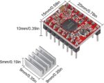 A4988 Motor Driver - Professional Stepper Motor Driver Module for Precise Control - Ideal for 3D Printers, CNC Machines, and Robotics Projects