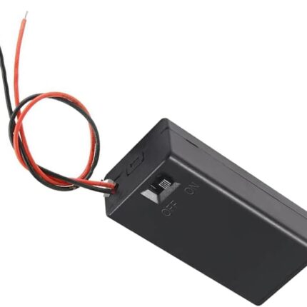 9V Battery Holder with Switch - Secure & Portable Power Solution with Easy Control