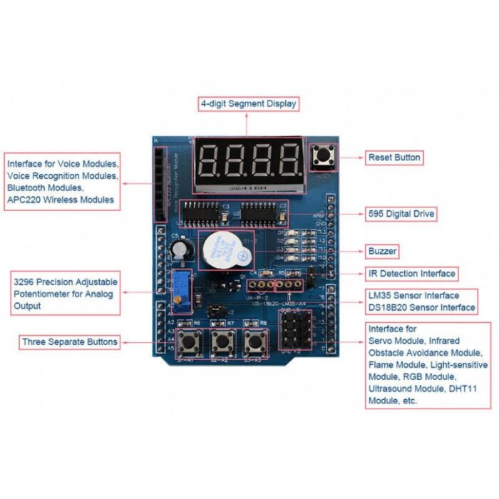 APC Bluetooth Voice Recognition Module - Hands-Free Control for Smart Applications and DIY Projects