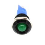 GQ8T-D/Y/R/24V/N Green LED Indicator Light-8mm, Green, 24V, High-Efficiency, Durable & Reliable, Perfect for Control Panels