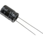 Electrolytic Capacitor  330uF 25V -Long-Life for Circuit Design & Power Applications