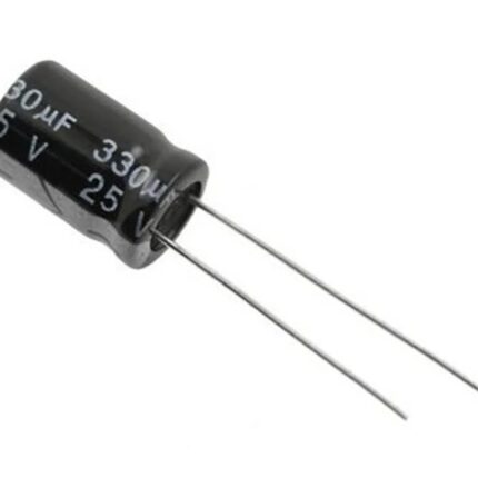 Electrolytic Capacitor  330uF 25V -Long-Life for Circuit Design & Power Applications