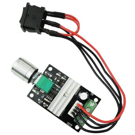 DC PWM Motor Speed Controller Regulator- Adjustable Reversible Motor Driver Switch Module, PWM Motor Speed Controller for DC Motors