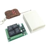 DC12V 4-Channel Wireless Receiver & Remote Control Switch Module - Secure, Versatile Home Automation