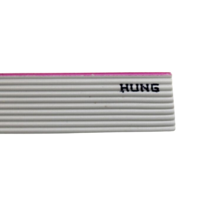 10 PIN Gray Ribbon Cable-Vibrant Magenta, Multi-Conductor, Flexible Flat Design, 28AWG, 10 Meters.